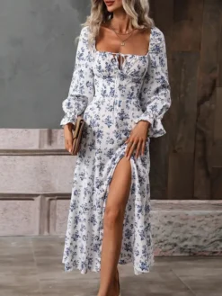 robe-blanche-longue-automne