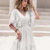 Robe Hippie Chic Blanche 174