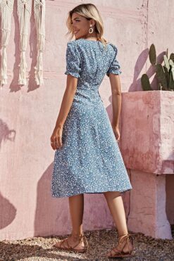 robe-champetre-chic-bleu