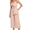 Combinaison beige corset