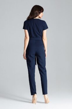 Combinaison bleu marine femme chic