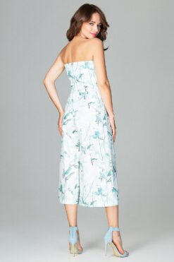 Combinaison bustier fleuri