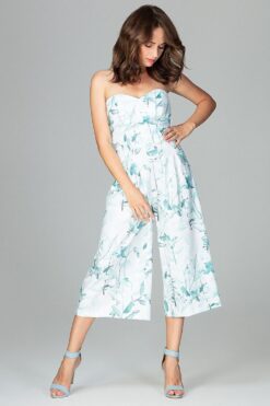 Combinaison bustier fleuri