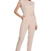 Combinaison ceinture beige