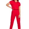 Combinaison chemise rouge