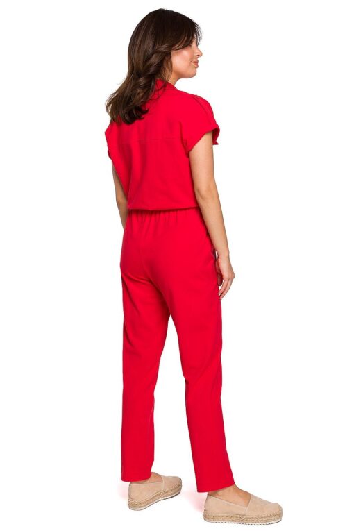 Combinaison chemise rouge