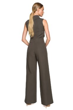 Combinaison chic kaki