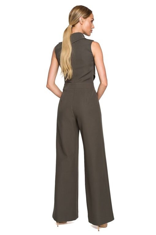 Combinaison chic kaki