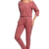 Combinaison confortable taille élastique casual