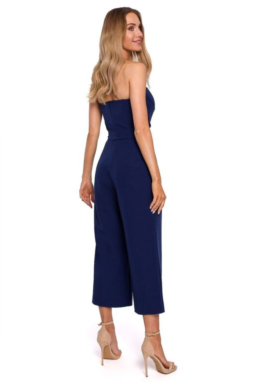 Combinaison corset bleu marine