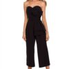 Combinaison corset noire épaules dénudées