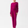 Combinaison coupe contemporaine magenta