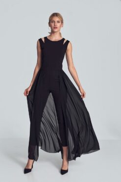 Combinaison de soirée noire mariage
