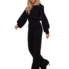 Combinaison femme chic manches longues