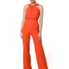 Combinaison Femme Chic Orange