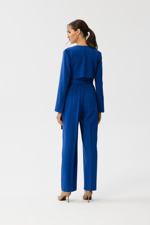 Combinaison femme élégante bleu