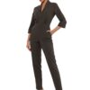 Combinaison femme manches trois quart kaki