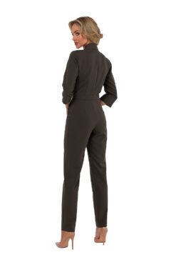 Combinaison femme manches trois quart kaki