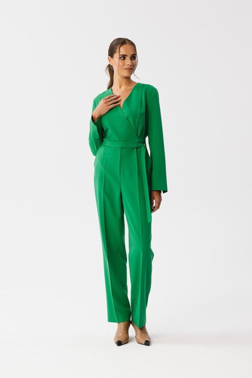 Combinaison femme one piece verte