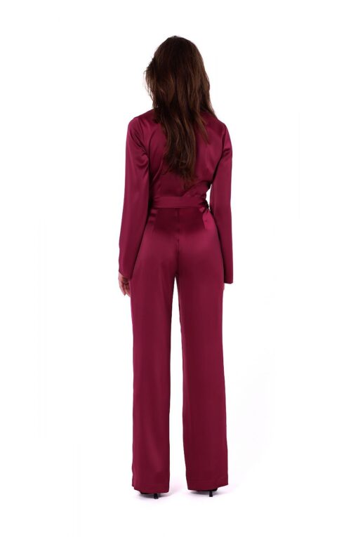 Combinaison Femme Satiné Rouge