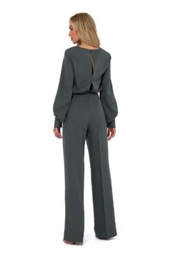 Combinaison manches longues verte chic
