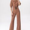 Combinaison pantalon à ceinture large