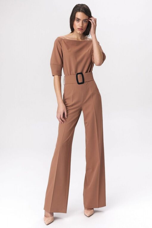 Combinaison pantalon à ceinture large