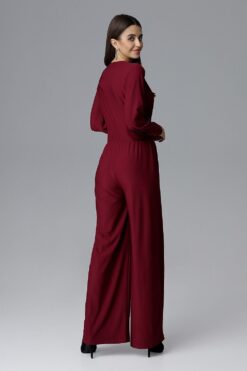 Combinaison pantalon bordeaux
