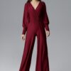 Combinaison pantalon bordeaux