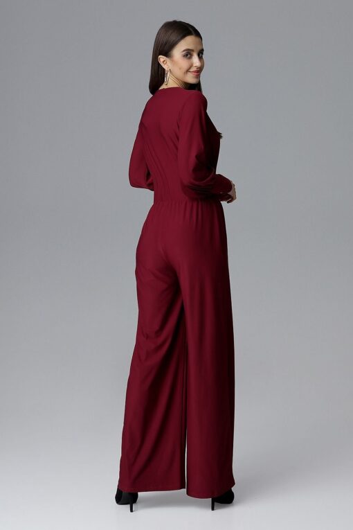 Combinaison pantalon bordeaux