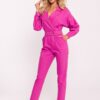 Combinaison tailleur fuchsia