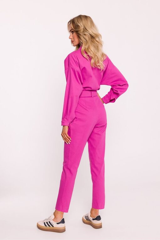 Combinaison tailleur fuchsia