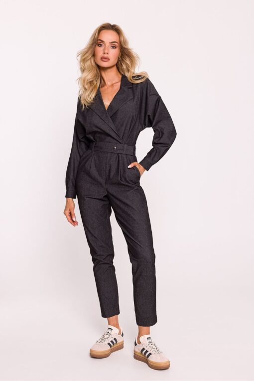 Combinaison tailleur grise