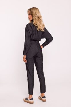 Combinaison tailleur grise