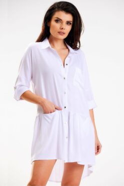 Robe blanche été femme