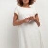 Robe blanche lin femme