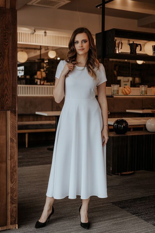 Robe blanche simple mariage​