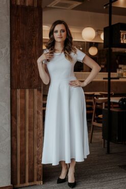 Robe blanche simple mariage​