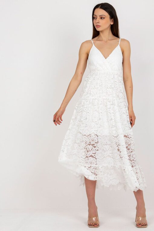 robe dentelle blanche