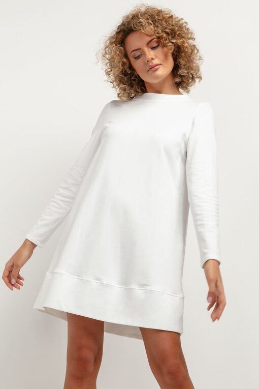 Robe trapèze blanc​