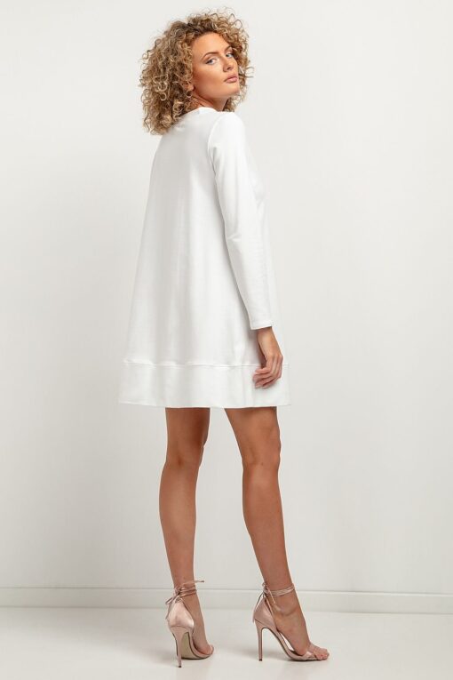Robe trapèze blanc​