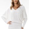 Robe blanche courte chic