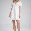 Robe courte blanche chic