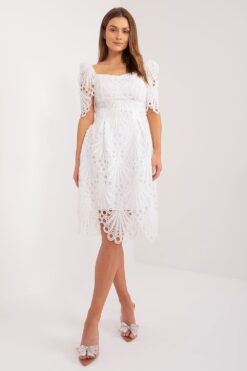 Robe courte blanche mariage