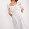 Robe courte blanche mariage