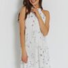 Robe mousseline courte​