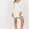 Robe pull blanche