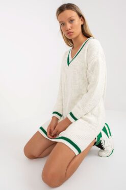 Robe pull blanche