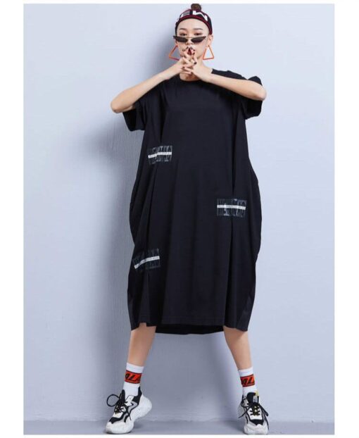 Robe Hippie En Coton À Col Rond – Image 7
