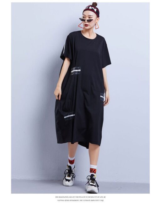 Robe Hippie En Coton À Col Rond – Image 8
